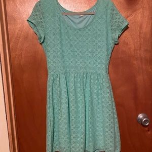 Green Lace Dress